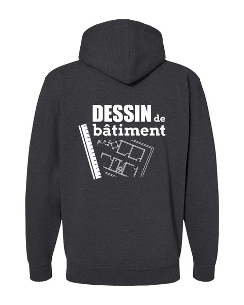 CFPCO - Veste à zip - Dessin de bâtiment