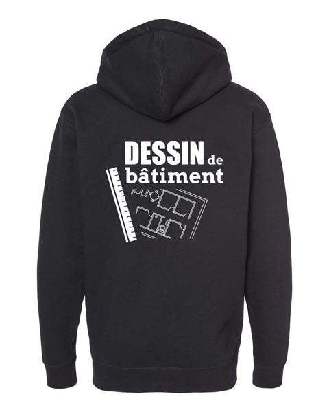 CFPCO - Veste à zip - Dessin de bâtiment