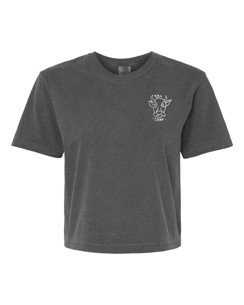 BBQ SHOP - T-shirt Bull- Femme