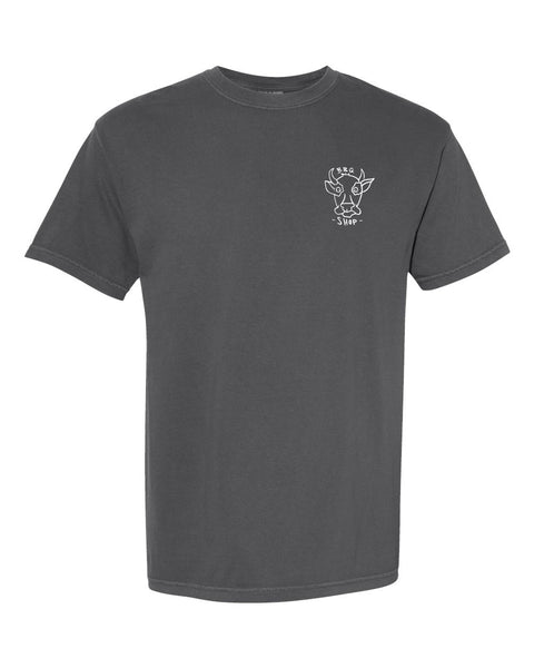 BBQ SHOP - T-shirt Bull- Homme