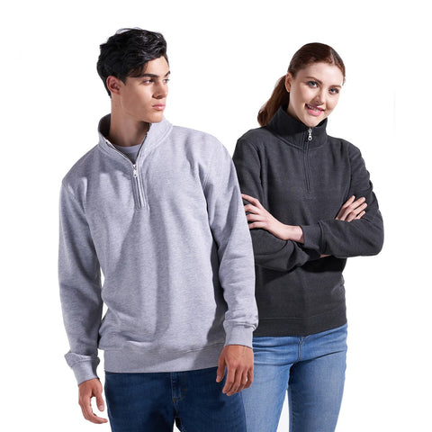 L00545 - Chandail à zip 1/4 - Unisexe
