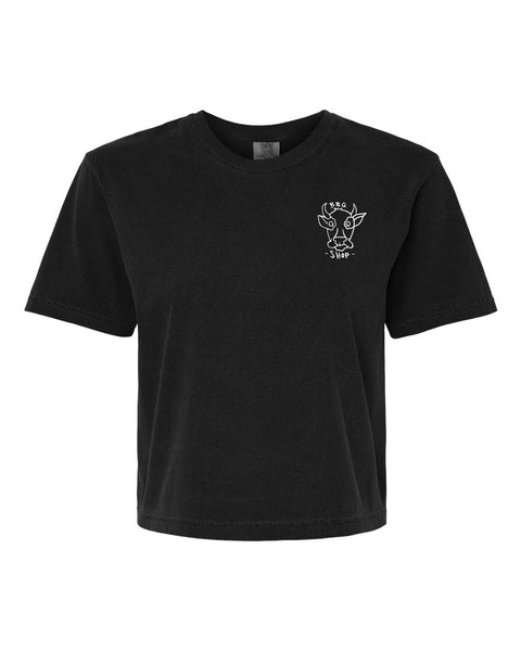 BBQ SHOP - T-shirt Bull- Femme