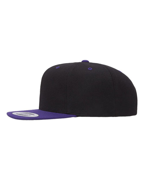 6089M - Adjustable flat peak cap