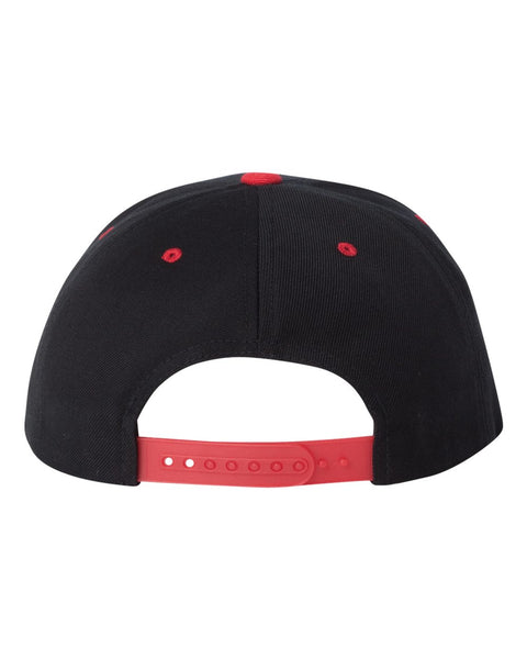 6089M - Adjustable flat peak cap