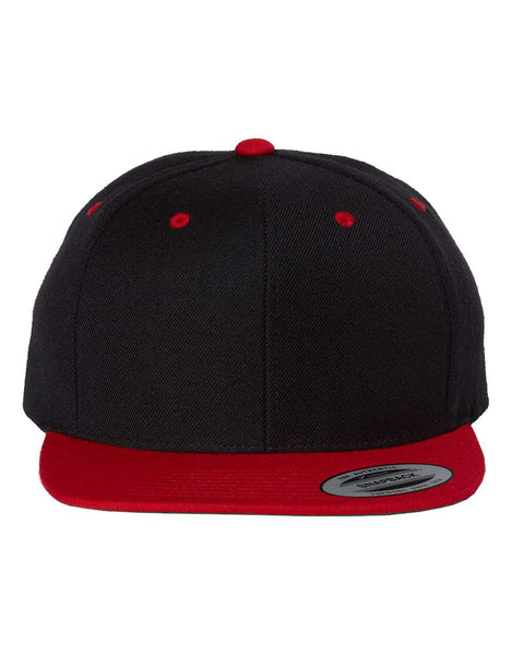 6089M - Adjustable flat peak cap