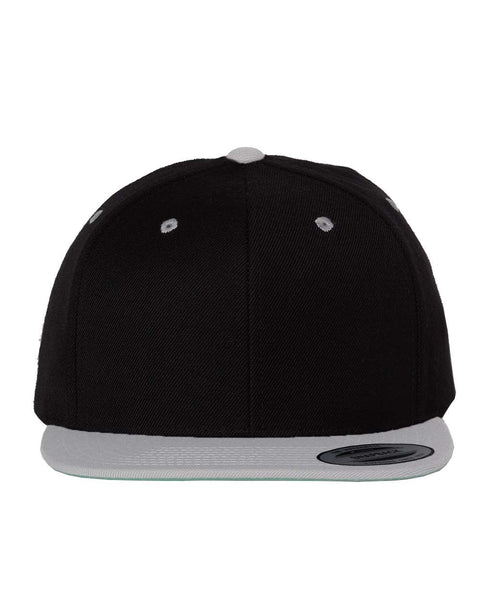 6089M - Adjustable flat peak cap