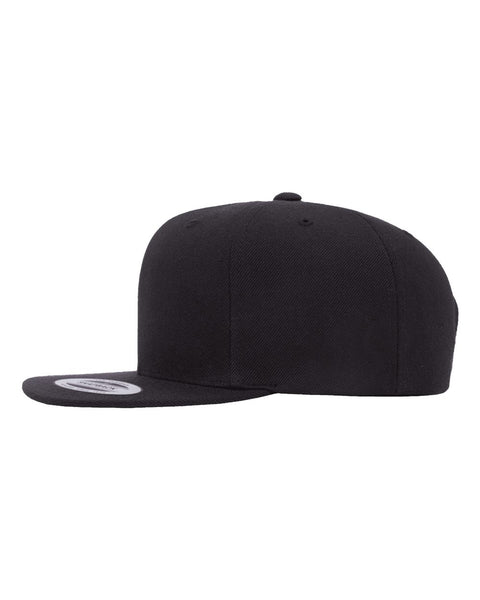 6089M - Adjustable flat peak cap