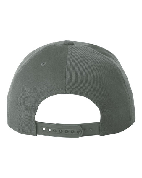 6089M - Adjustable flat peak cap