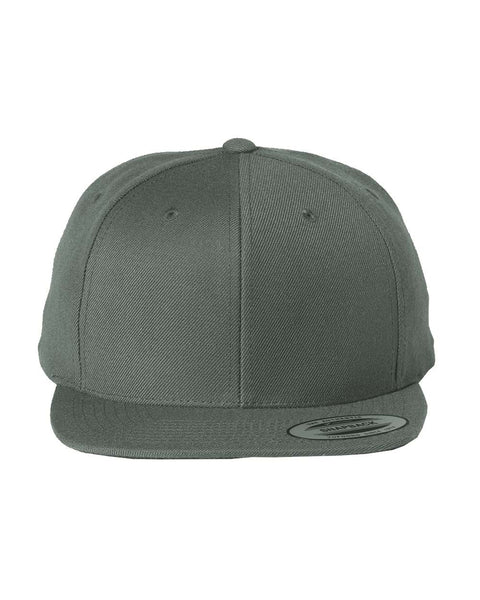6089M - Adjustable flat peak cap