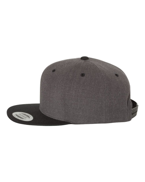6089M - Adjustable flat peak cap