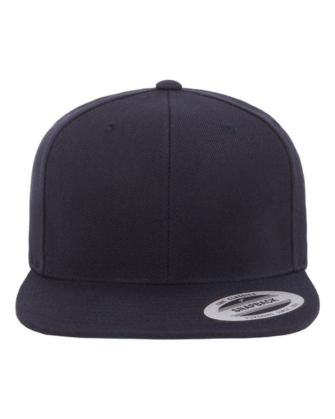 6089M - Adjustable flat peak cap