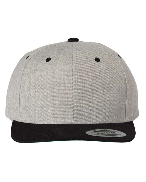 6089M - Adjustable flat peak cap