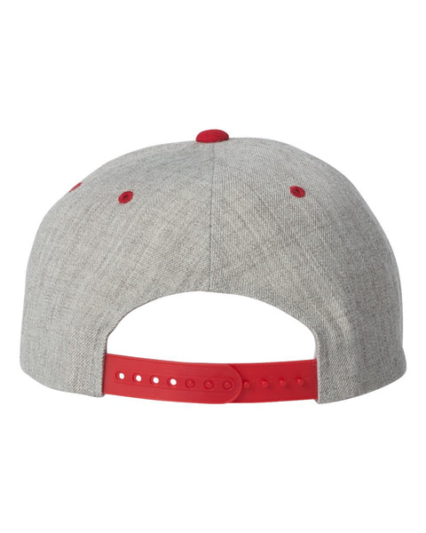 6089M - Adjustable flat peak cap
