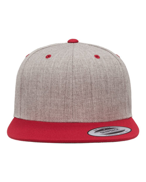 6089M - Adjustable flat peak cap