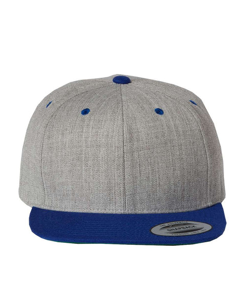 6089M - Adjustable flat peak cap