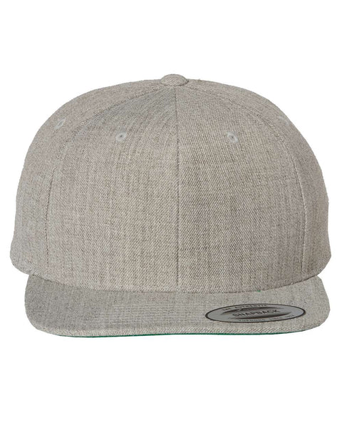 6089M - Adjustable flat peak cap