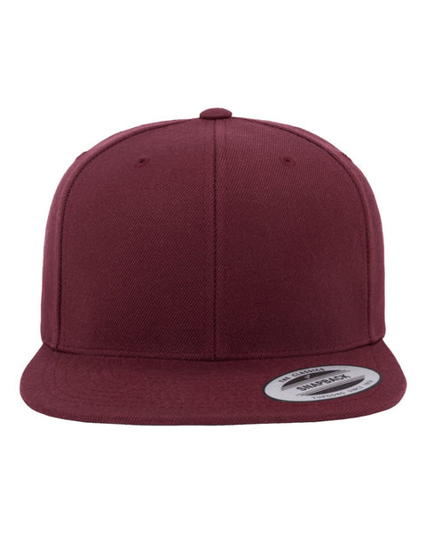 6089M - Adjustable flat peak cap