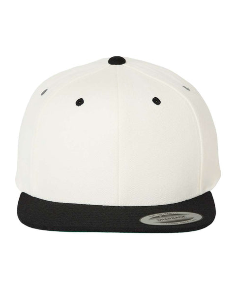 6089M - Adjustable flat peak cap