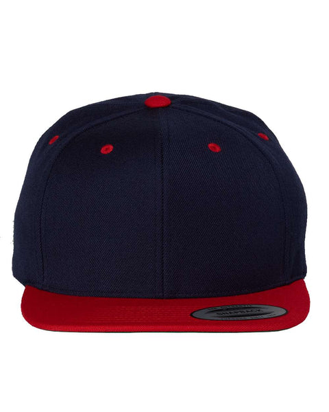 6089M - Adjustable flat peak cap