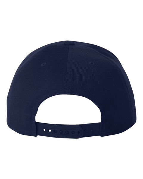 6089M - Adjustable flat peak cap
