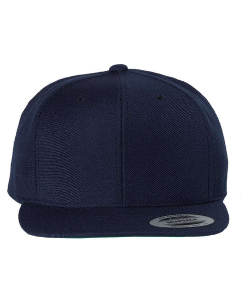 6089M - Adjustable flat peak cap
