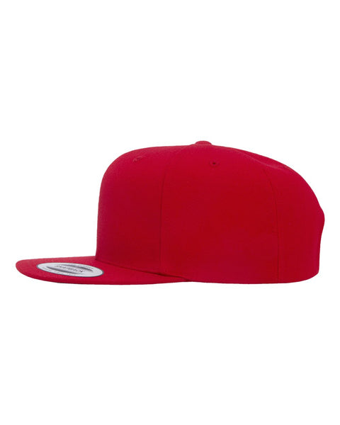6089M - Adjustable flat peak cap