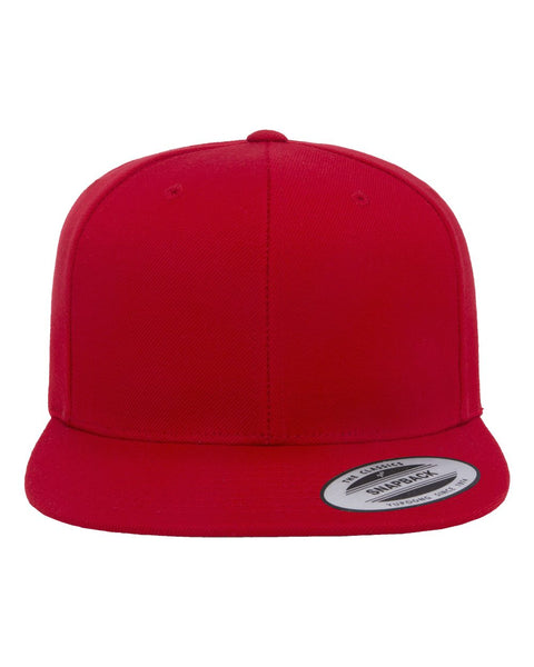 6089M - Adjustable flat peak cap