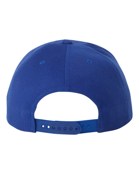 6089M - Adjustable flat peak cap