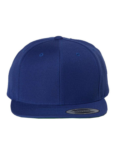 6089M - Adjustable flat peak cap