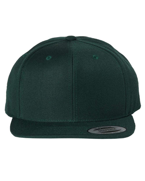 6089M - Adjustable flat peak cap
