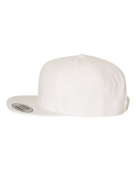 6089M - Adjustable flat peak cap