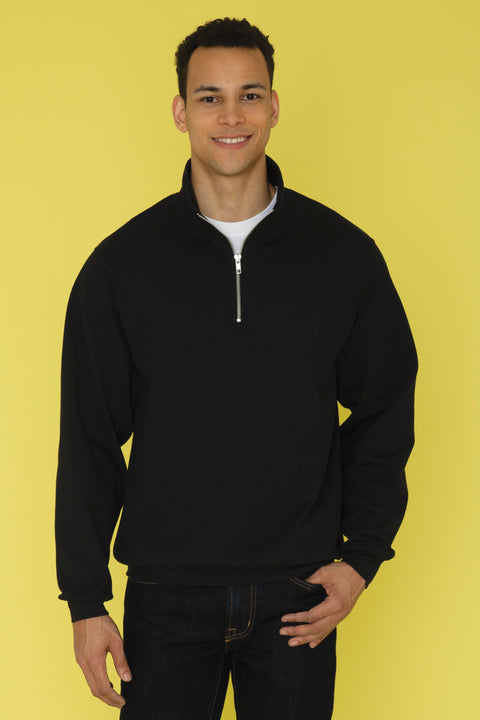 2700 - Coton ouaté 1/4 zip Unisexe - Coton/Polyester