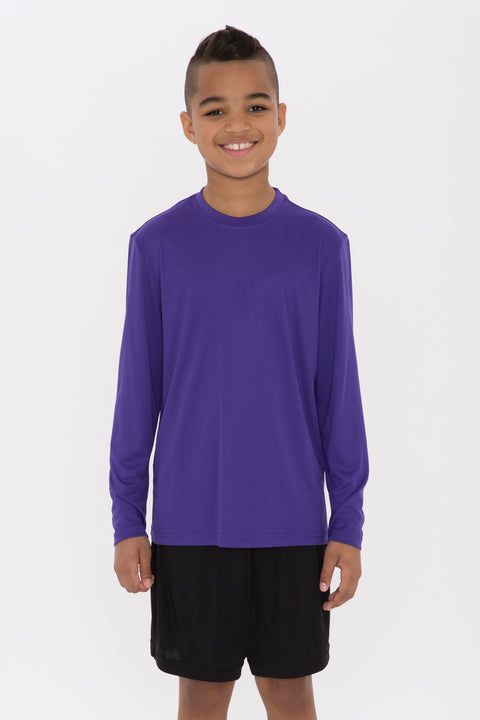 Y350LS - Tee-shirt à manche longue Junior - Polyestere