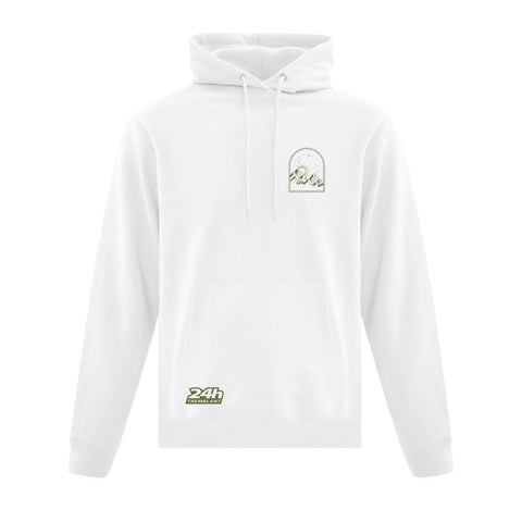 24h Tremblant - Hoodie Blanc