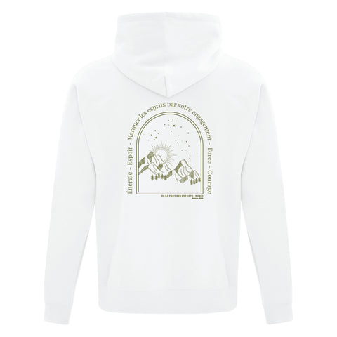 24h Tremblant - Hoodie Blanc