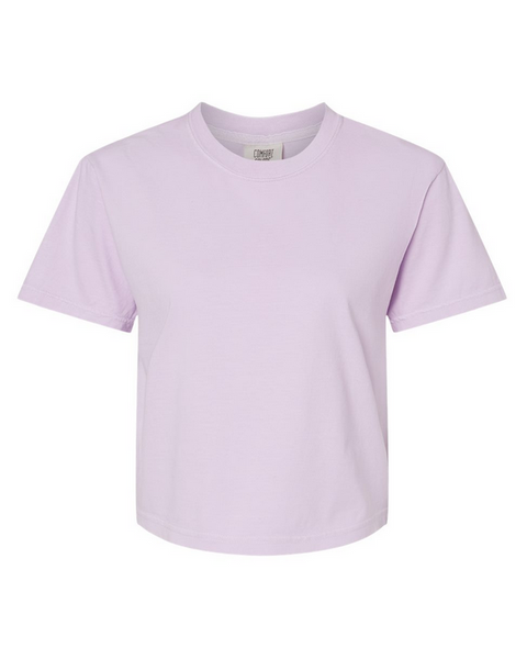 3023CL - T-shirt épais de coupe carrée pour femmes