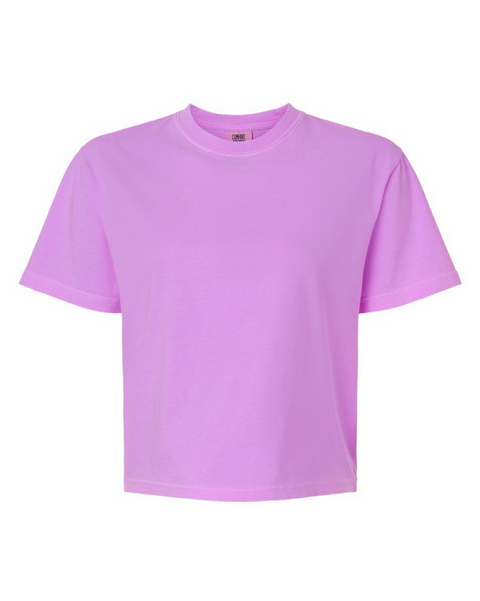 3023CL - T-shirt épais de coupe carrée pour femmes