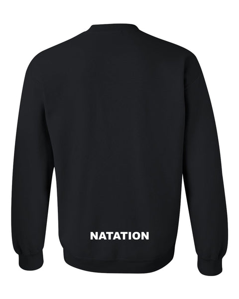 Crewneck gros logo - Noir