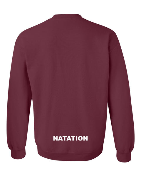 Crewneck petit logo - Bordeaux