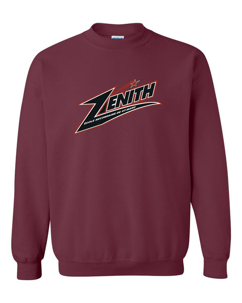 Crewneck Gros logo - Bordeaux