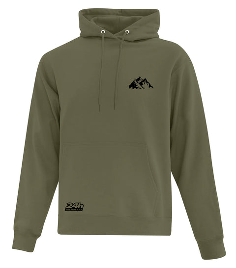 Hoodie Vert Militaire - 24h Tremblant