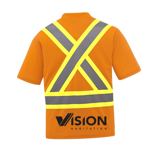 Le Bo Construction - High Visibility Polyester T-shirt