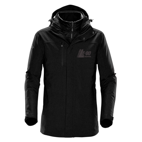 Le Bo Construction - Manteau 3-1 - Homme ( logo Charcoal)
