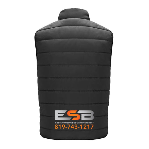 ESB - Men's sleeveless jacket with back logo