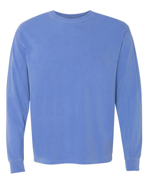 6014 - T-shirt manches longues épais teinté en pièce