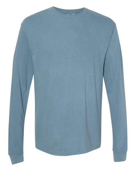 6014 - T-shirt manches longues épais teinté en pièce
