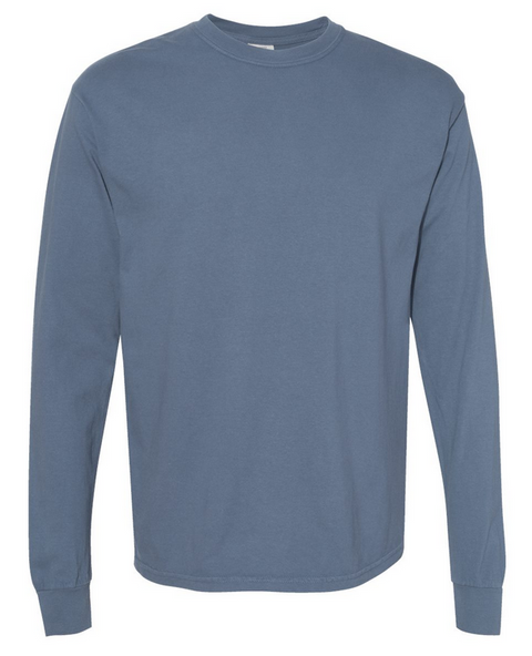6014 - T-shirt manches longues épais teinté en pièce
