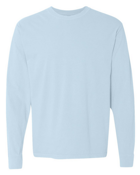 6014 - T-shirt manches longues épais teinté en pièce