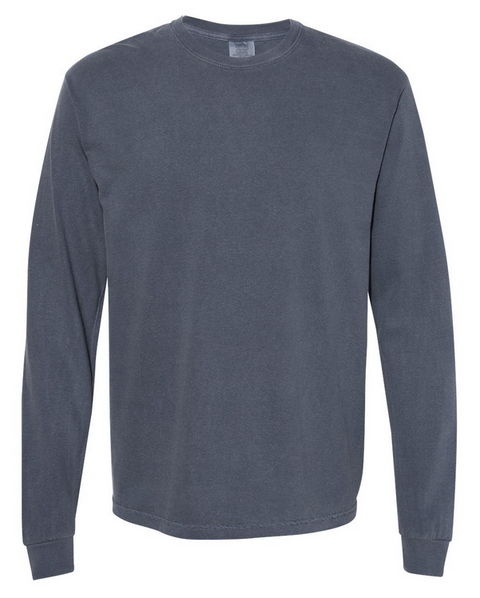 6014 - T-shirt manches longues épais teinté en pièce