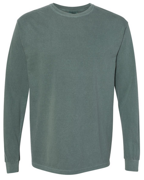 6014 - T-shirt manches longues épais teinté en pièce